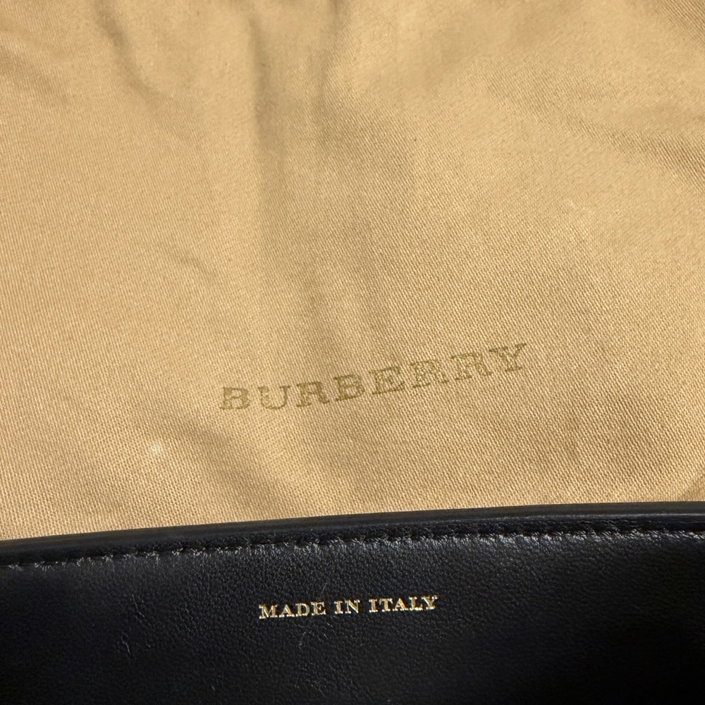 Burberry Black Crossbody Bag with Gold Accents - Picture 10 of 12